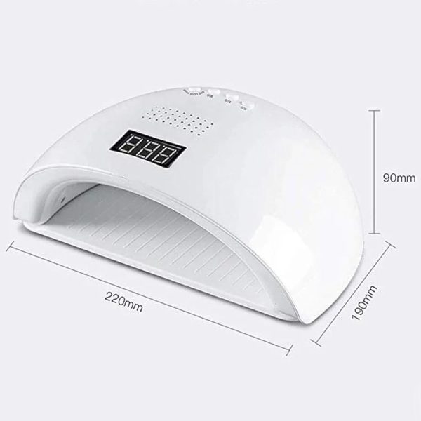 "Máquina de fototerapia, lámpara LED de uñas de gel de 48 W, secador de uñas FGel y lámpara de curado de esmalte regular con lámpara de secado rápido para todos"